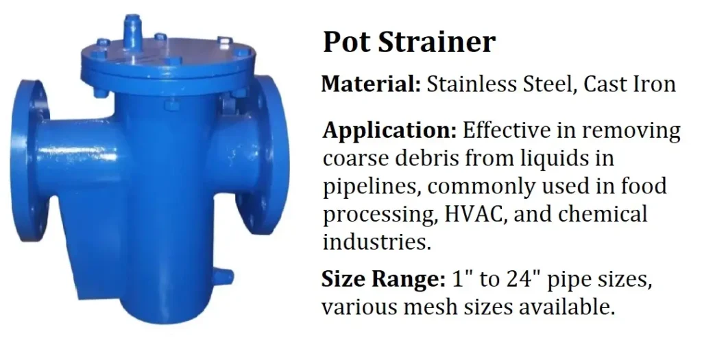 Industrial Strainers Manufacturer in Kudal